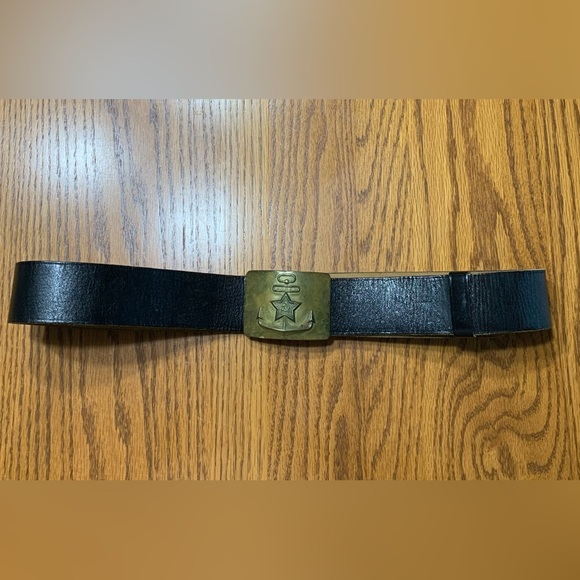 Vintage Soviet Navy uniform belt.